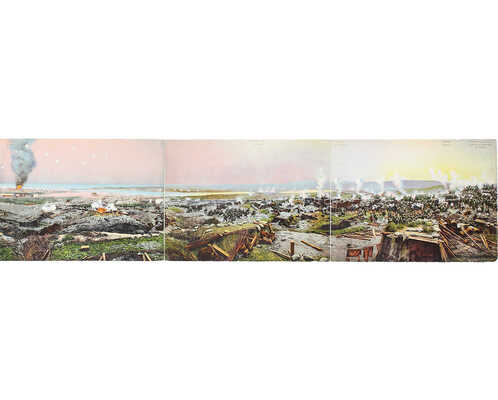 [Редкость]. Панорама обороны Севастополя. [Раскладной альбом]. [Стокгольм: АО  Гранберга; Издатель-фот. М.П. Мазур, 1907].